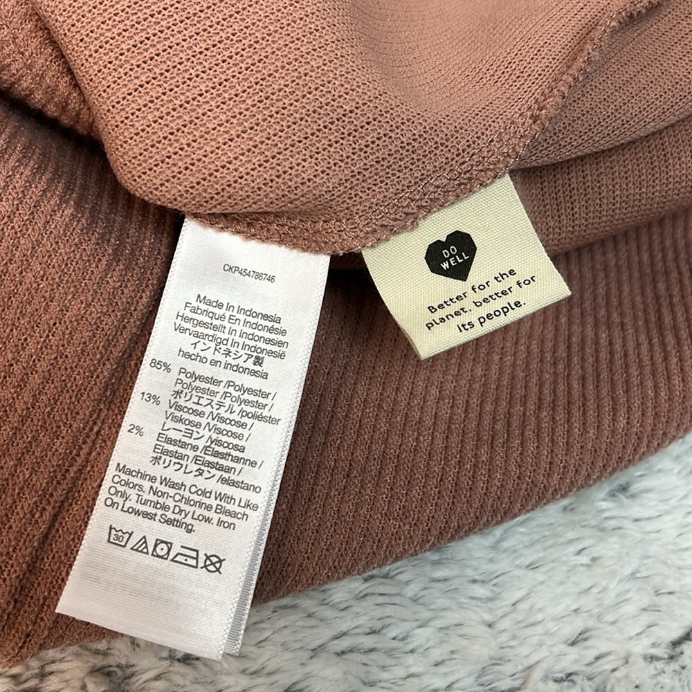 Madewell Melwood Square Neck light weight Sweater pink size small - Picture 9 of 9
